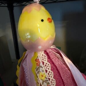 Easter chick shaker tassel new